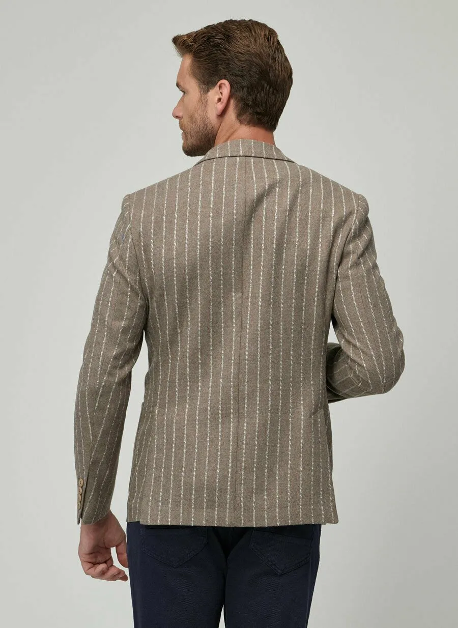 16888 Mink Slim Fit Jacket