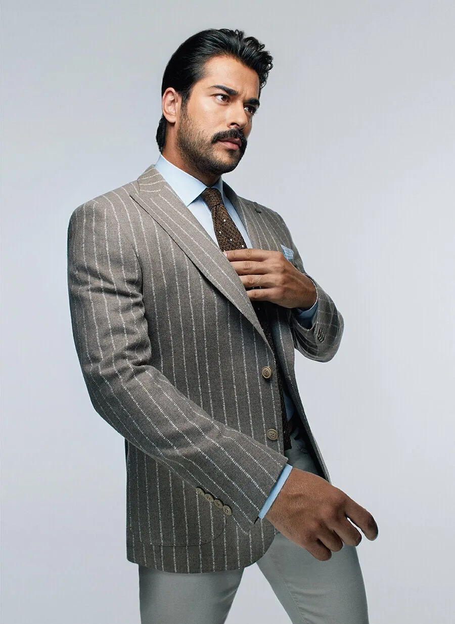 16888 Mink Slim Fit Jacket