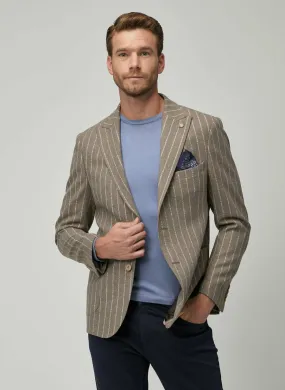 16888 Mink Slim Fit Jacket