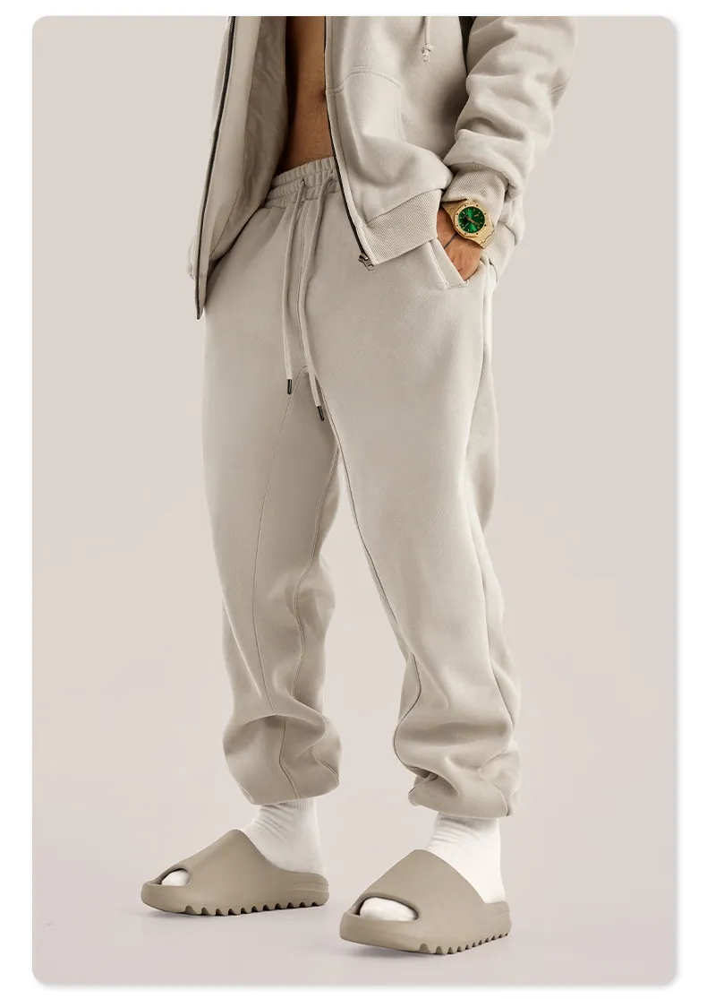 345 GSM Cuffed-Leg Fleece Comfort Sweatpants