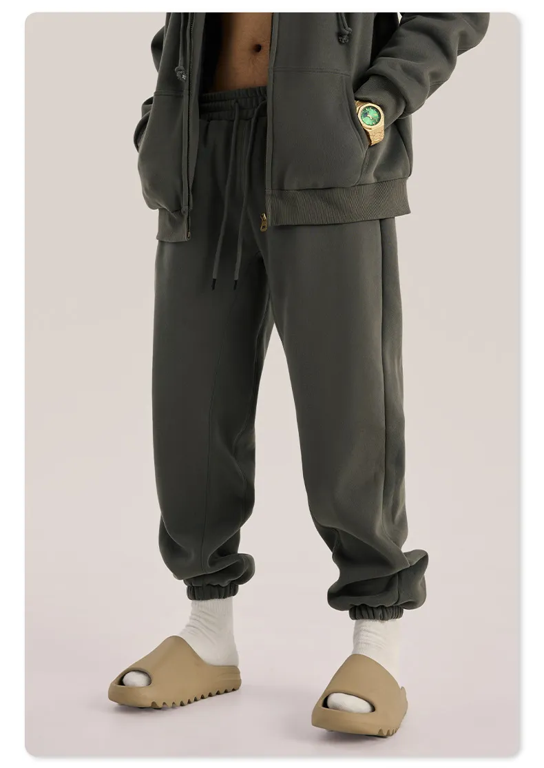345 GSM Cuffed-Leg Fleece Comfort Sweatpants