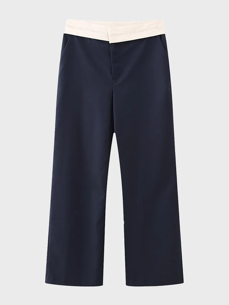 Asymmetric Vest Trouser Set