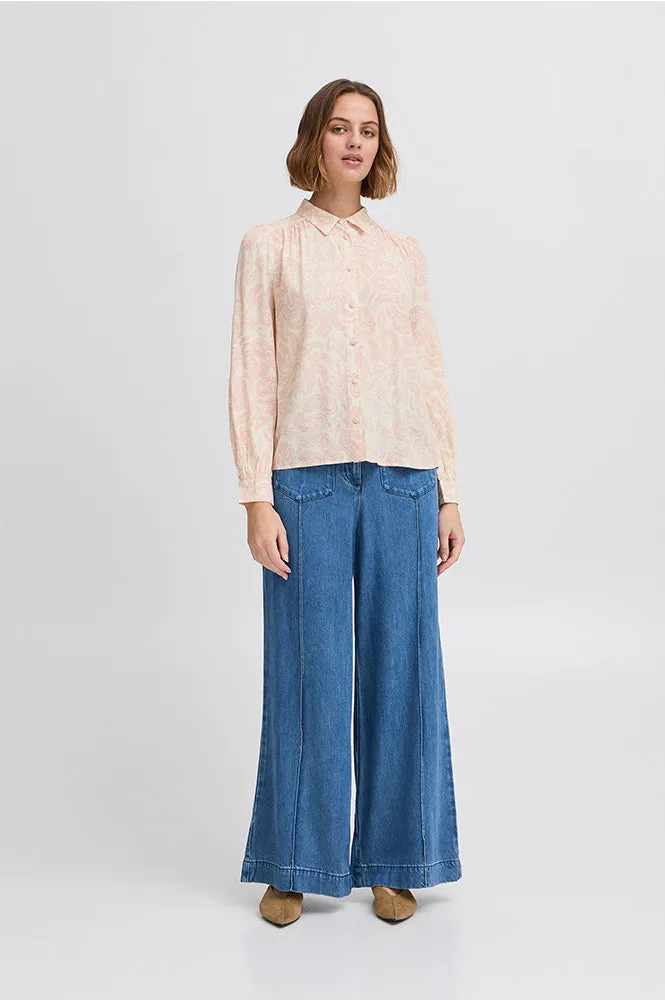 Atelier Reve Noella Silver Pink Blouse