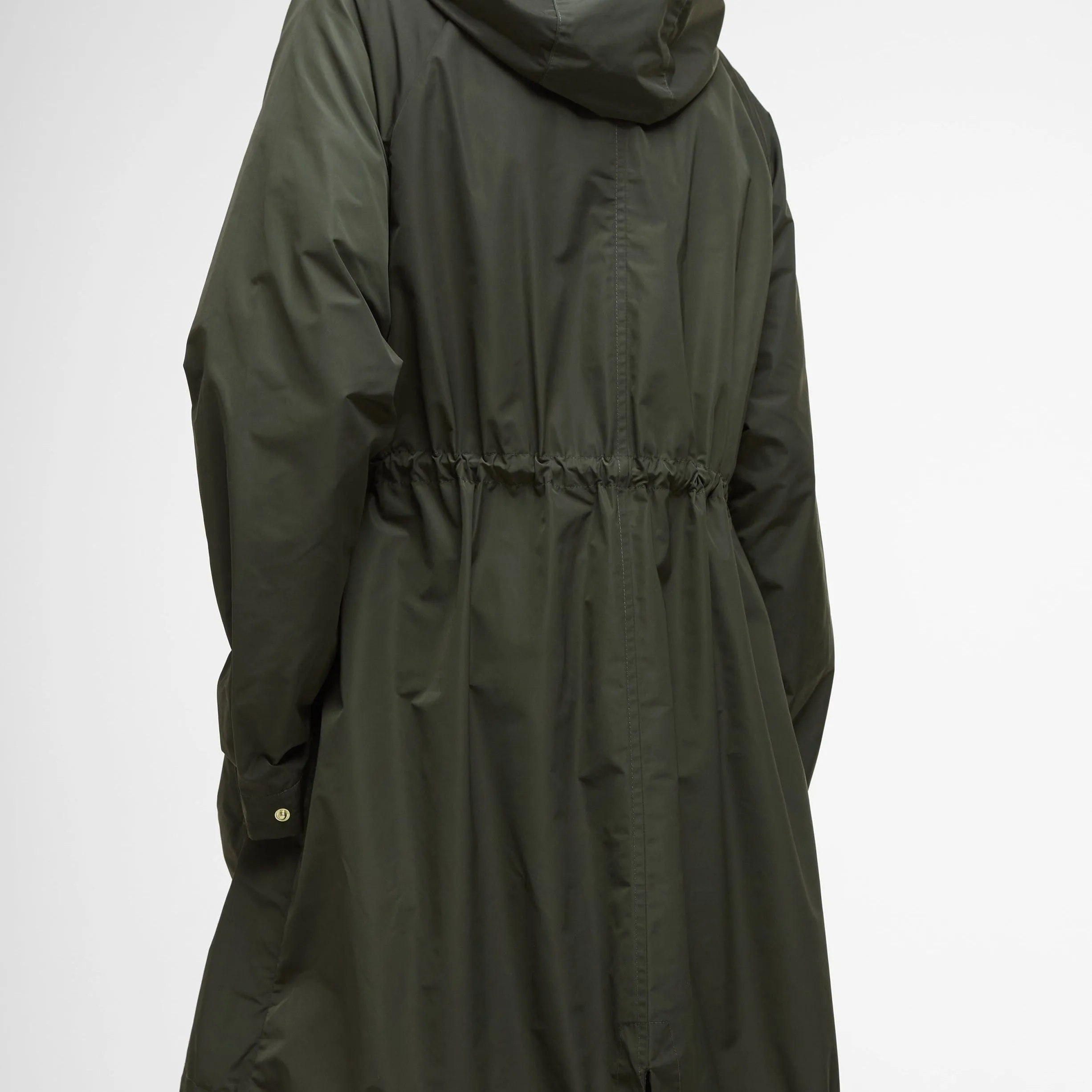 Barbour Una Showerproof Jacket In Olive/Tartan