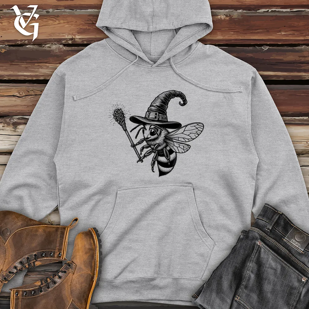 Bee in Witch Hat Midweight Hooded Sweatshirt