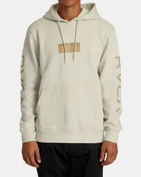 Big Label Hoodie - Silver Bleach
