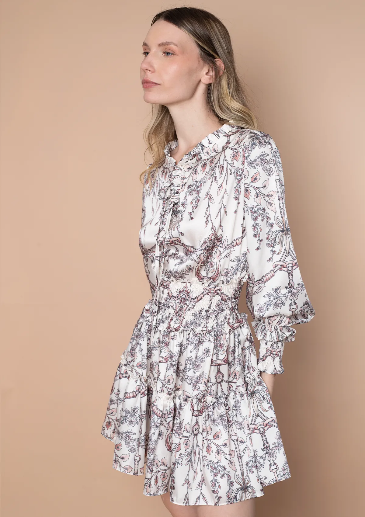 Brynn Dress | Equiflora Ecru