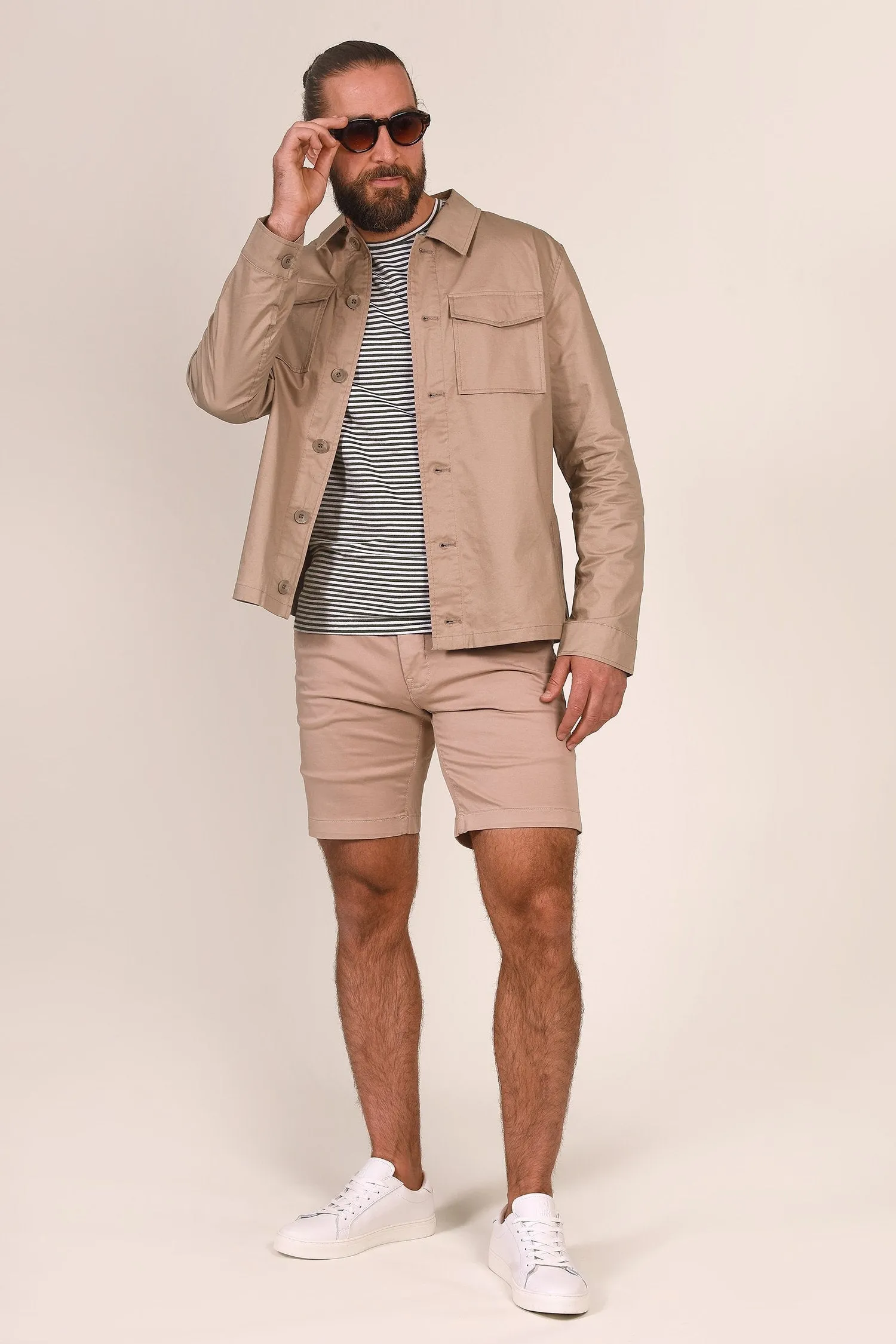 Casual Friday Beige Chino Shorts