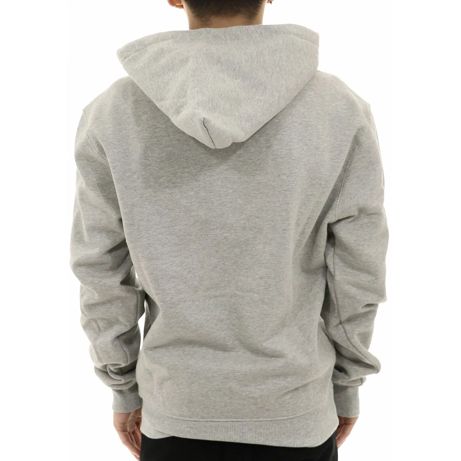 Champion Men's Super Fleece Cone Hoodie Embroidered C Script Logo Oxford Gray