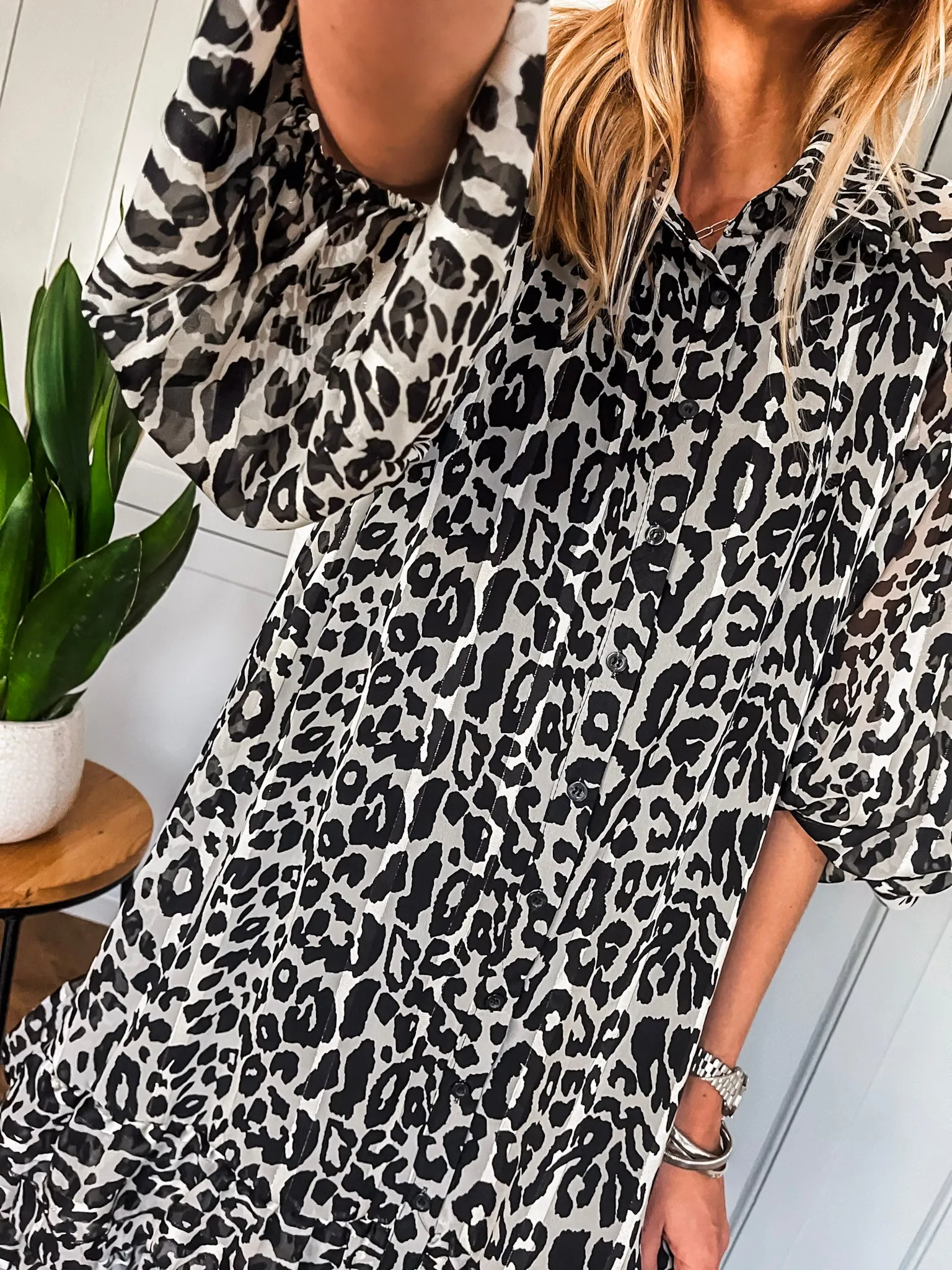 Chiffon Frill Dress
