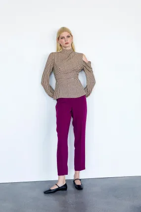 Classic Trousers Ruby with Silver Accessories