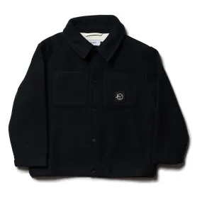 Coat Poppers Navy Melton
