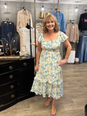 Come Away With Me Midi Dress