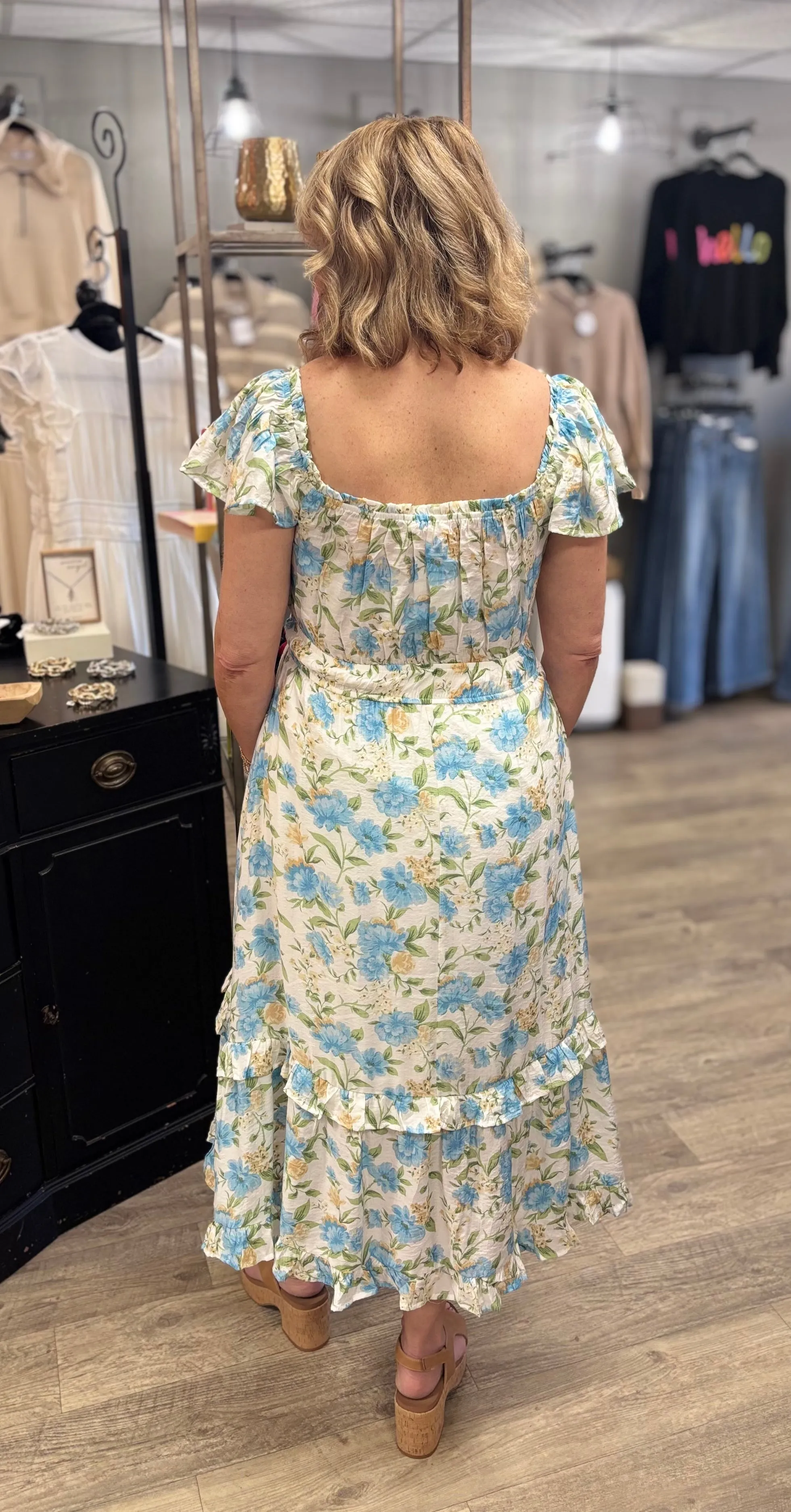 Come Away With Me Midi Dress