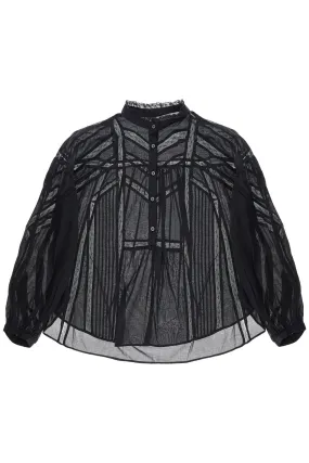 cotton gelma blouse for HT0486FA B3J06E BLACK