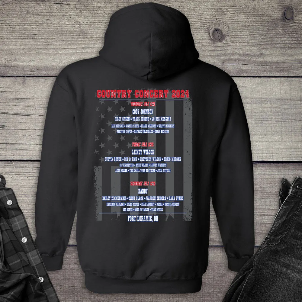 Country Concert '24 Logo Flag Hoodie