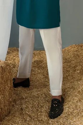 Cream White Trousers