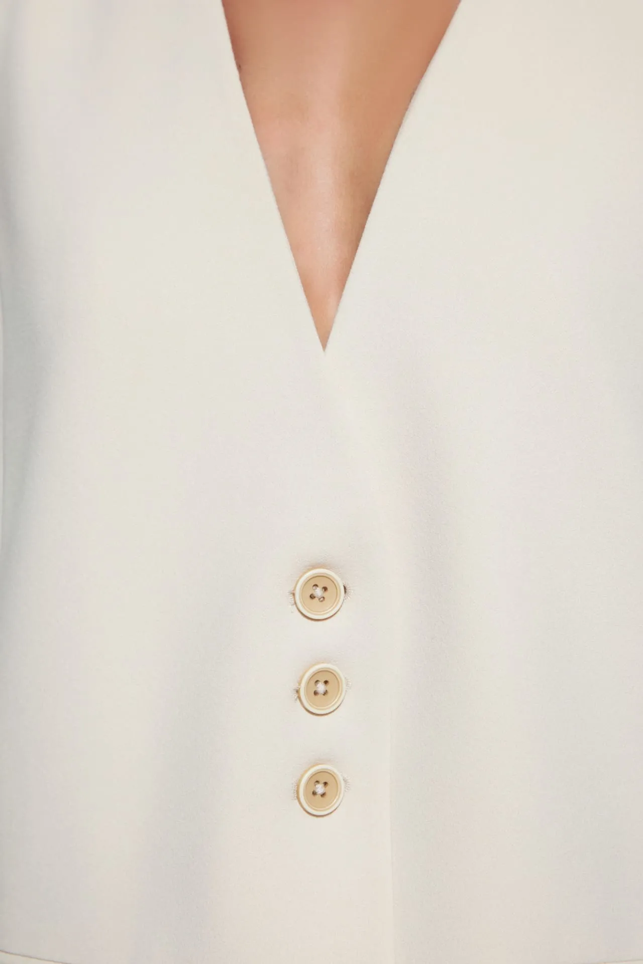 Crepe Knit Waistcoat