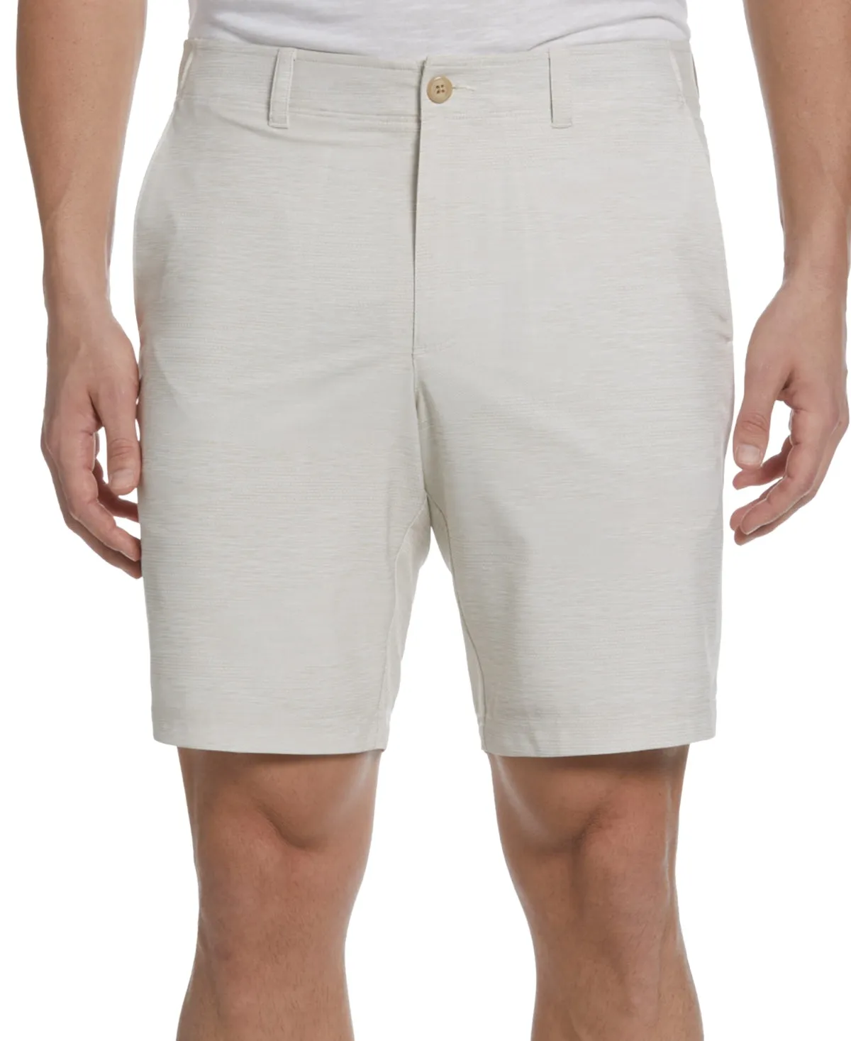 Cubavera Mens Classic fit Casual Shorts 38 Beige Stretch
