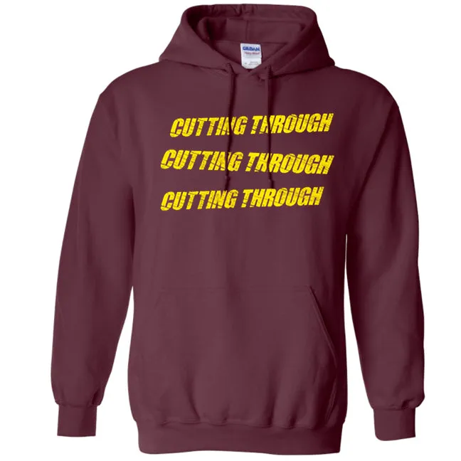 Cutting Through “Straight Edge” Pullover Hoodie