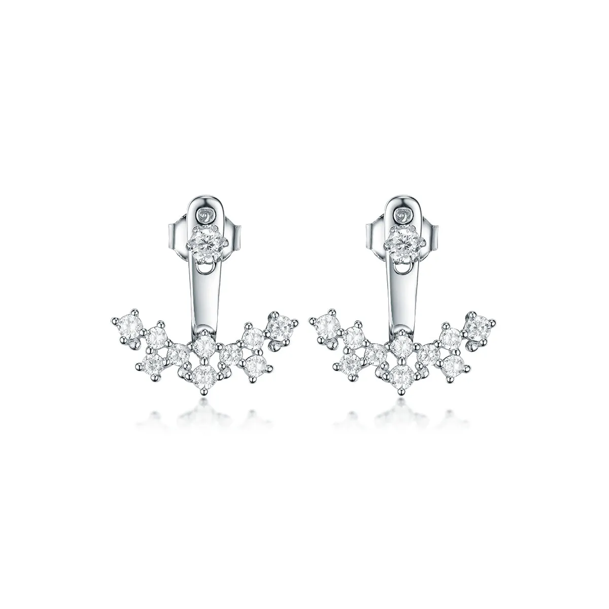 Earrings-jackets Veil