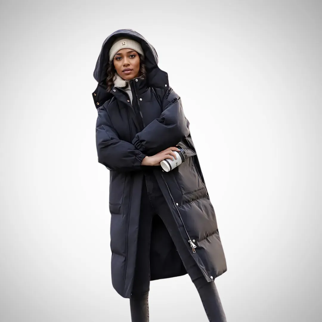 Evangeline Long Designer Winter Puffer