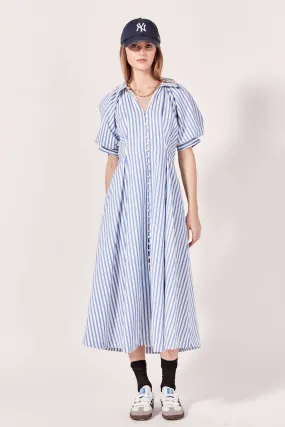 Everly Seersucker Striped Midi Dress