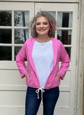 *FINAL SALE* Cotton Open Front Hoodie