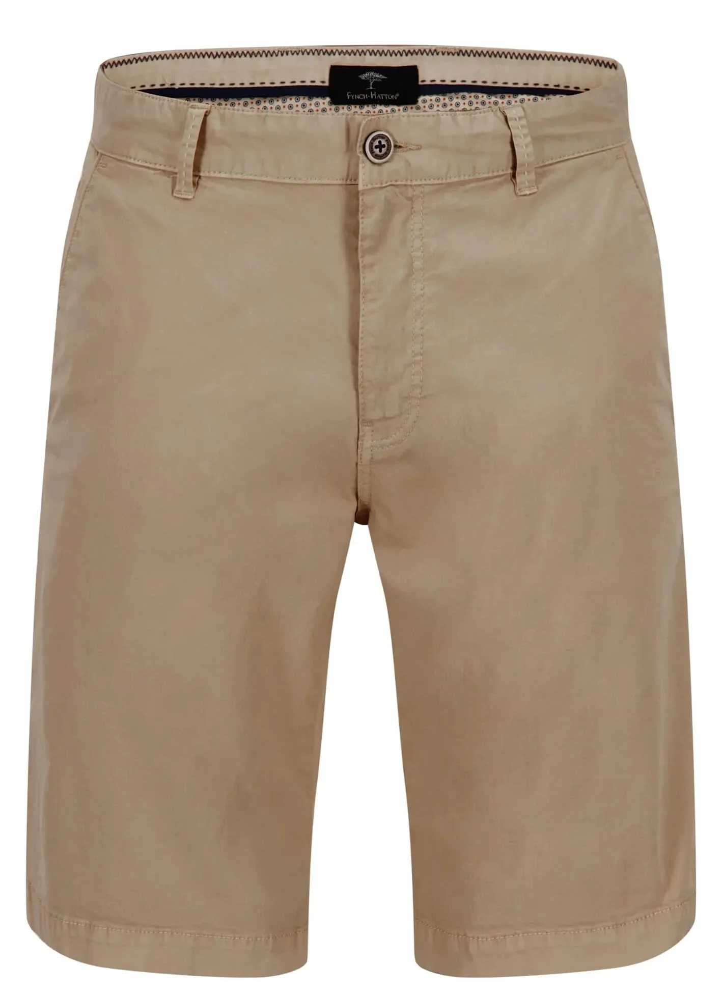 FYNCH HATTON Bermuda Shorts - Men's Stretch Cotton – Sand