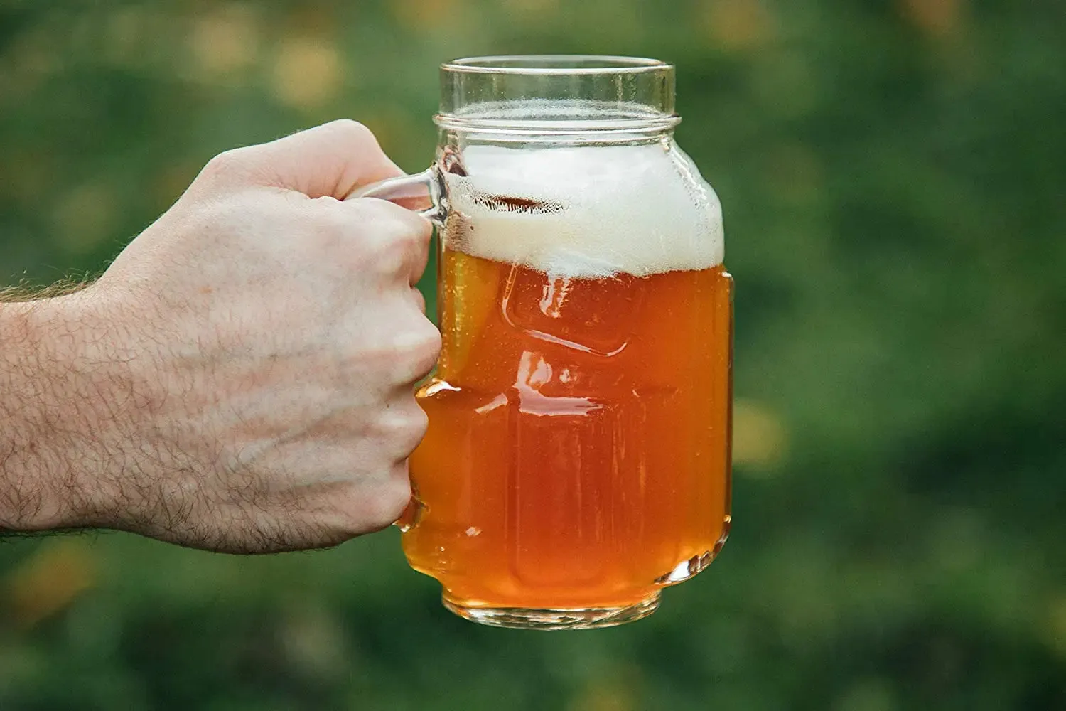 Golf Bag Beer Mug Clear