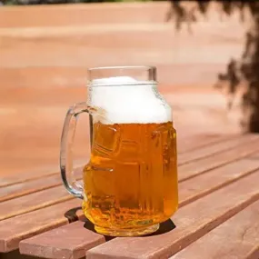 Golf Bag Beer Mug Clear