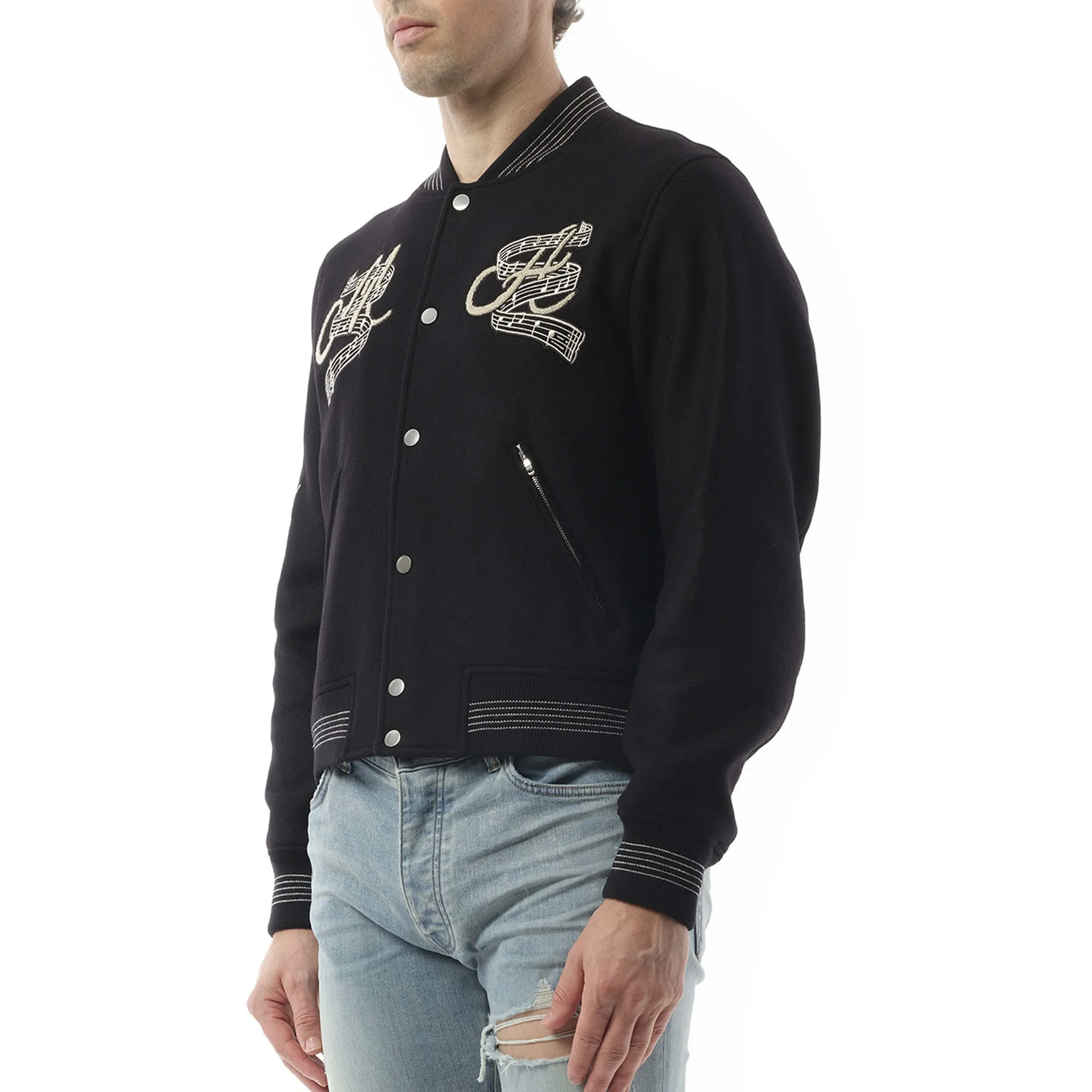 Hollywood Music Club Bomber in Black