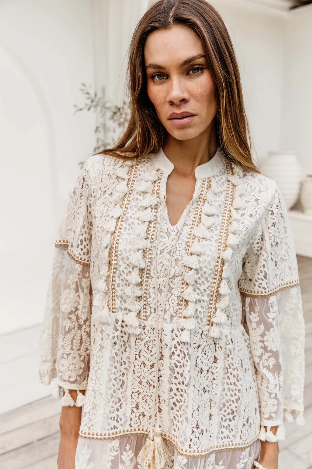 I Am Pylgrym Anna Dress - Ecru