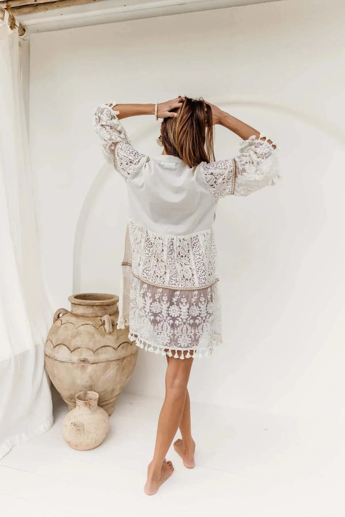 I Am Pylgrym Anna Dress - Ecru