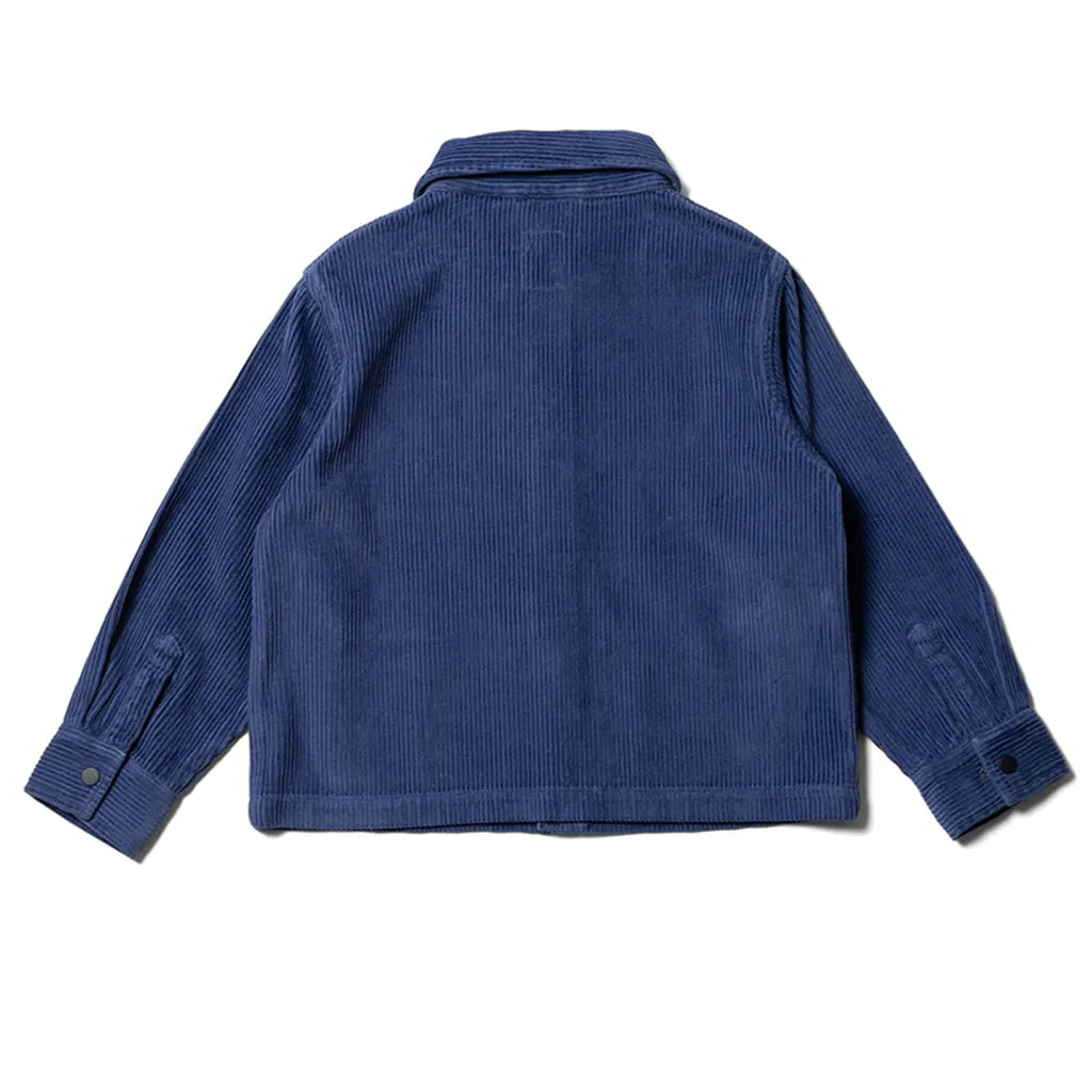Jacket Hancock Dark Otomi Blue Jumbo Cord