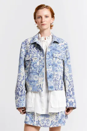 Karen Walker - Antiquarian Jacket Natural/Blue