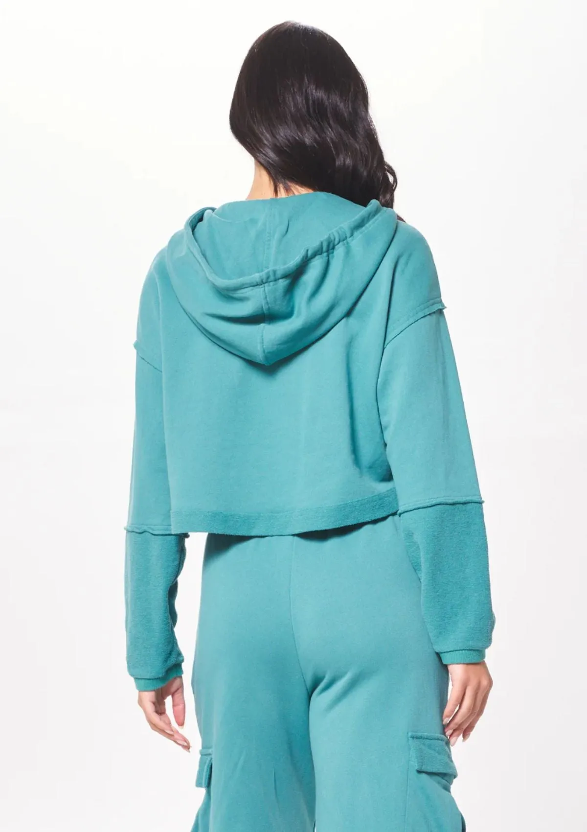 Kayla Terry Cargo Fleece Hoodie
