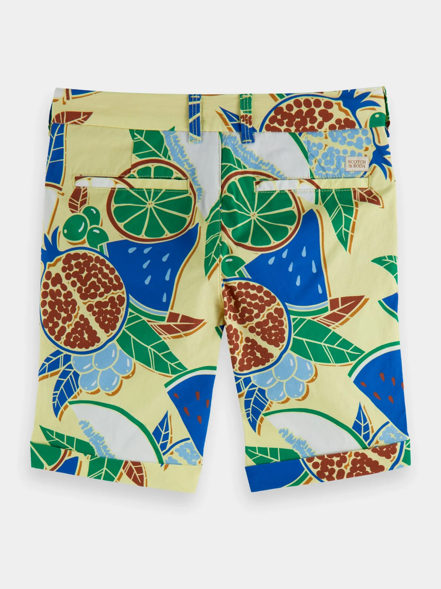 Kids - Printed chino shorts