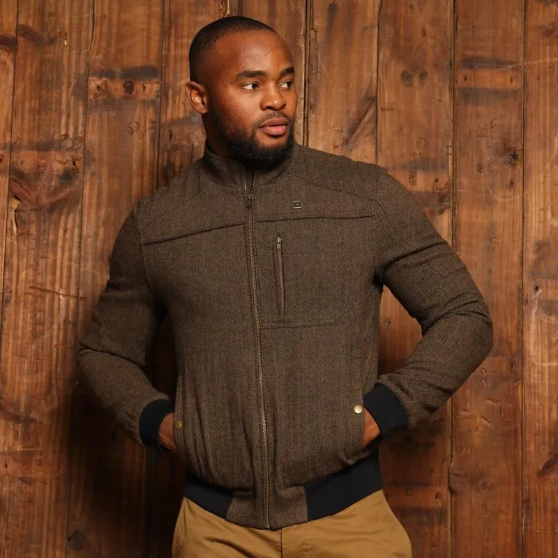 Kingsley Heath Hilton Harrington Tweed Jacket  - Buffalo
