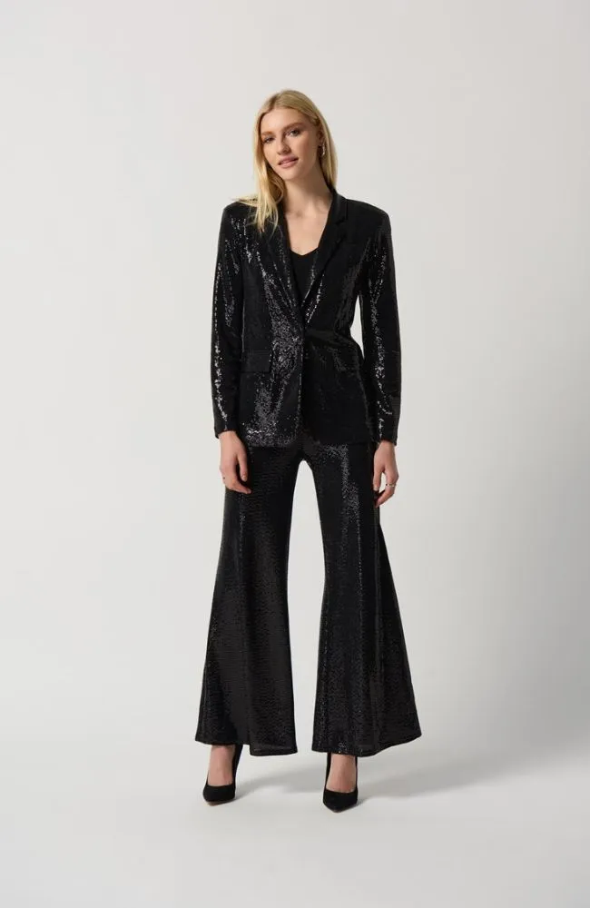 Knit Blazer with Notch Collar