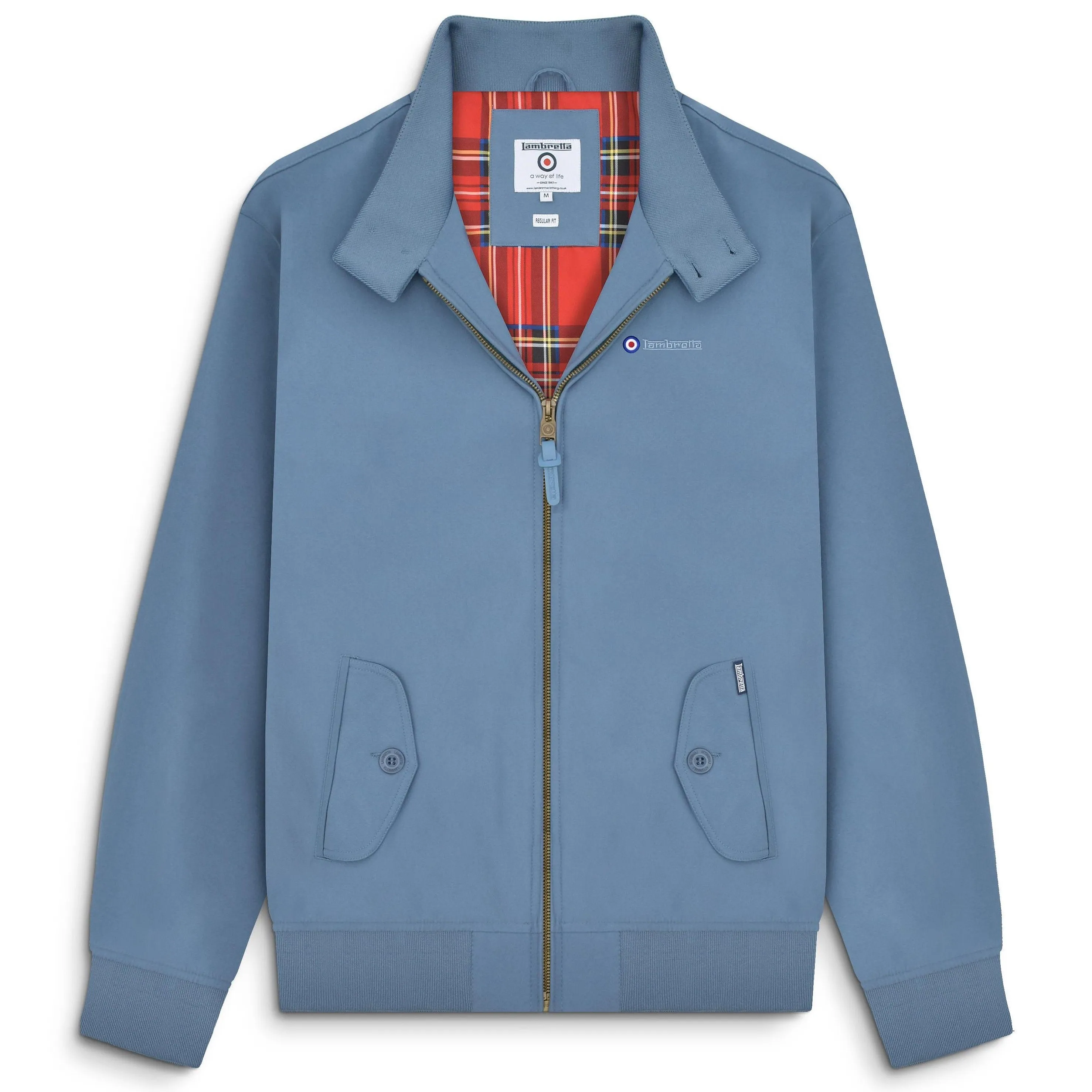 Lambretta Mens Shower Resistant Harrington Bomber Jacket