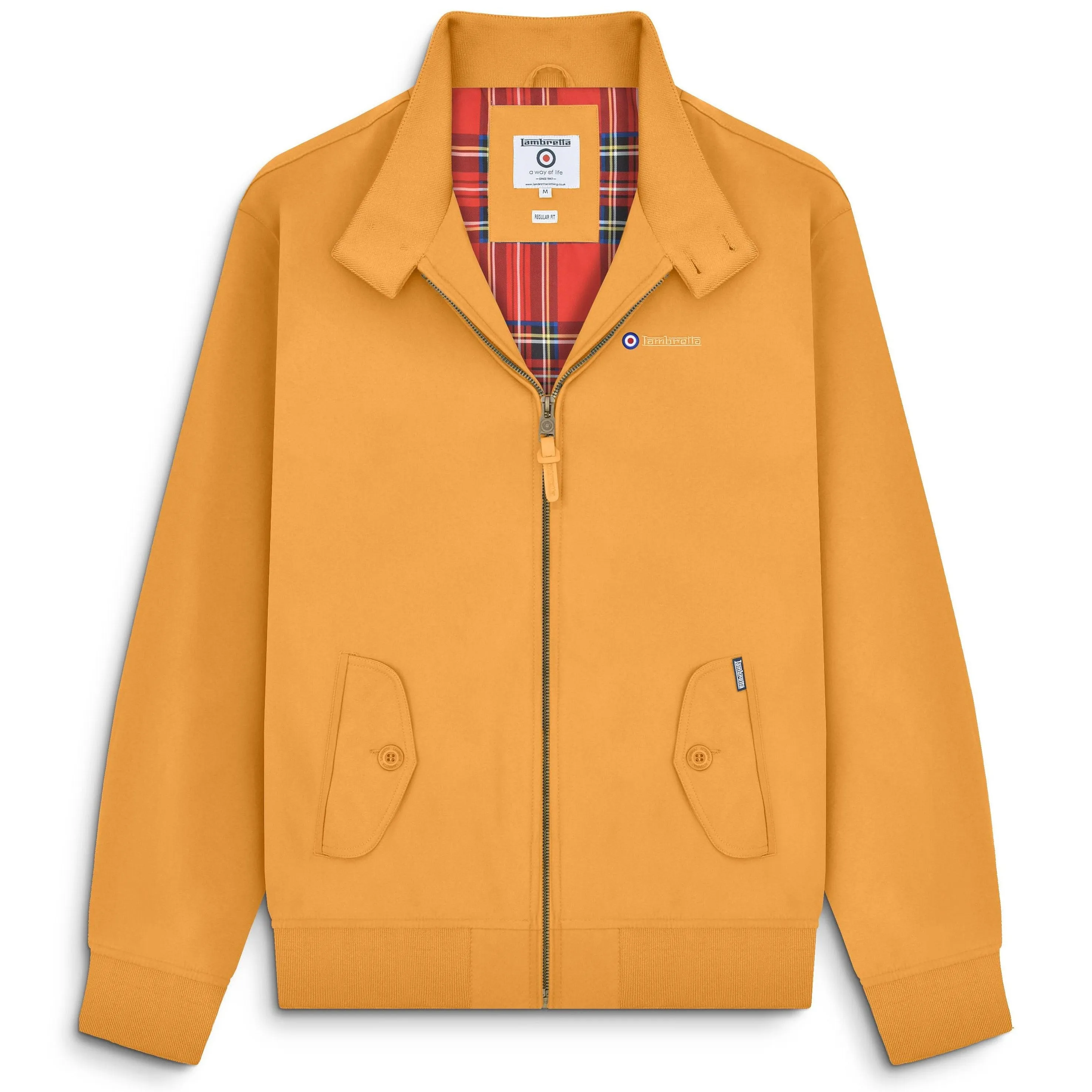 Lambretta Mens Shower Resistant Harrington Bomber Jacket
