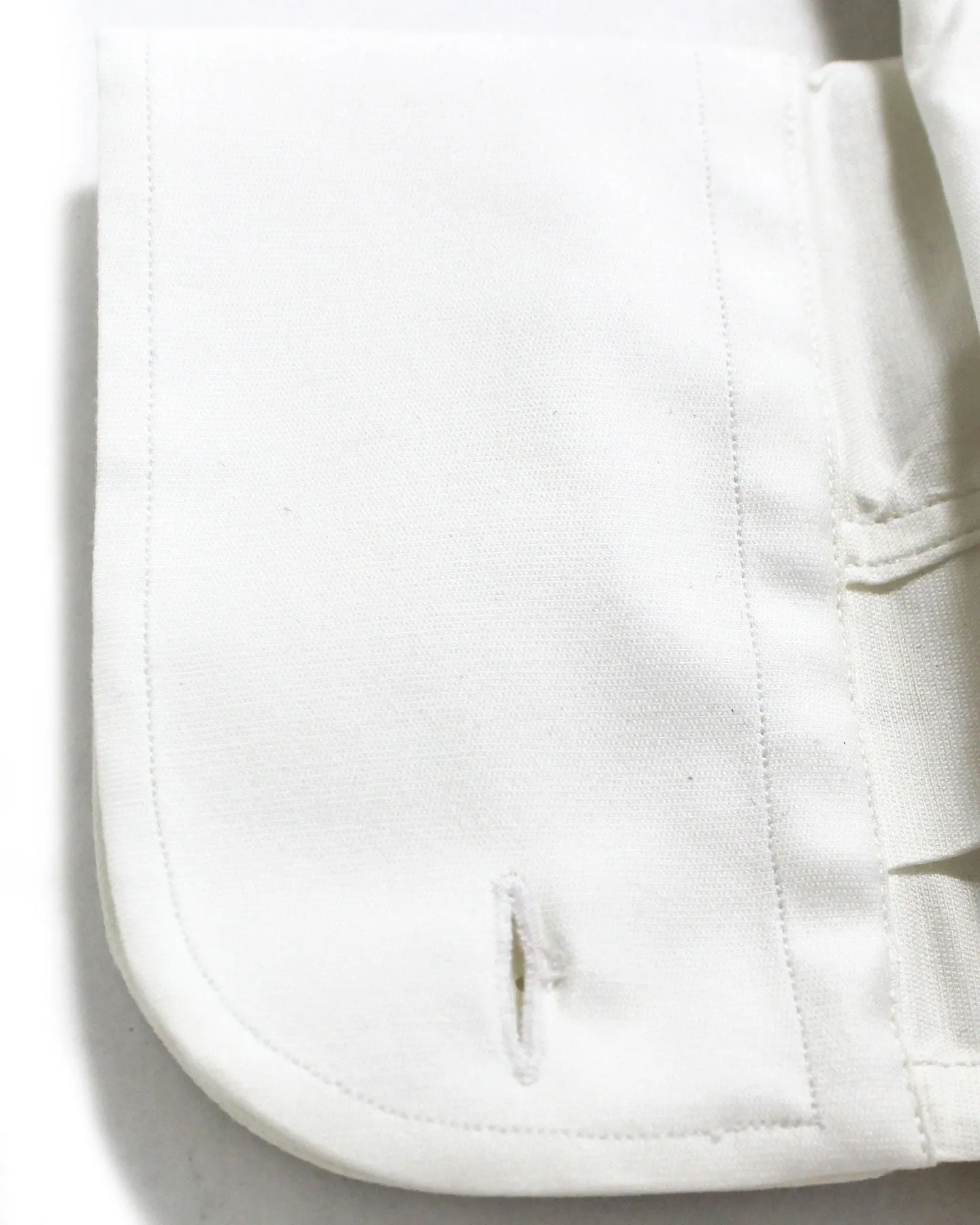 Lardini Dress Shirt White French Cuffs 45 - 18