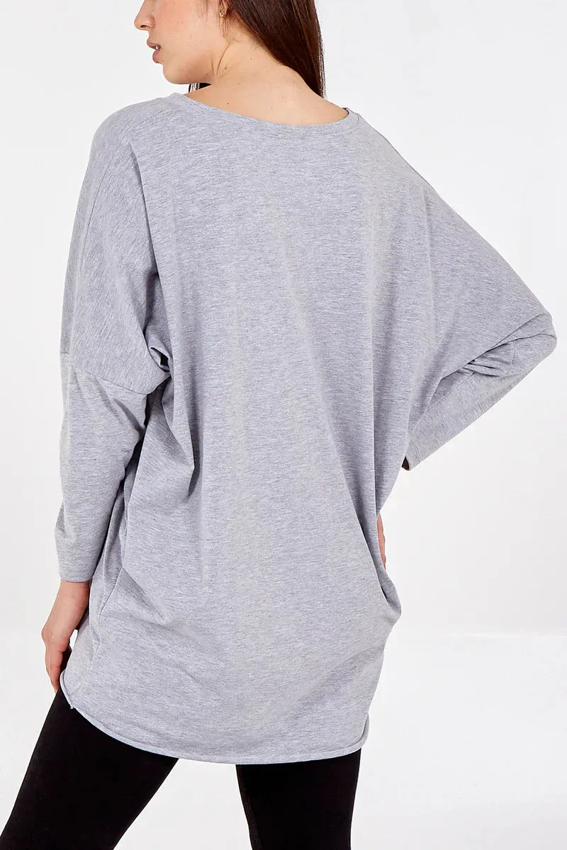 Long Sleeve Longline T-Shirt
