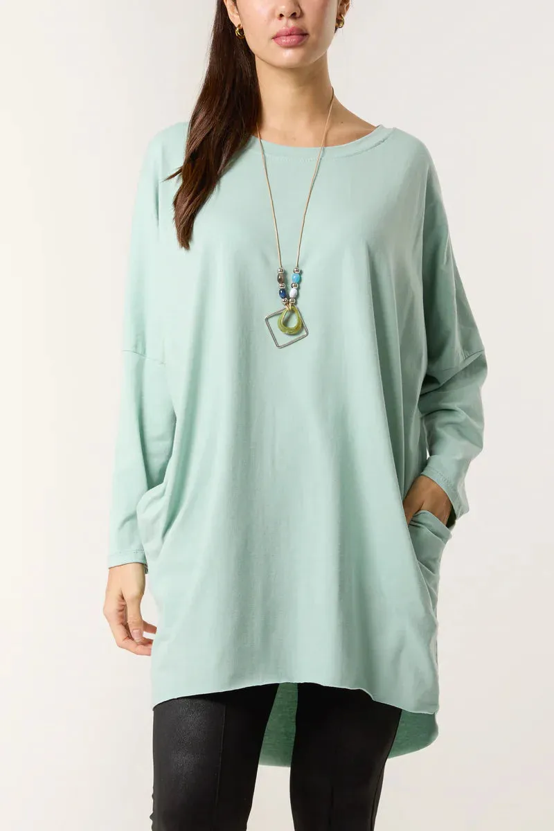 Long Sleeve Longline T-Shirt