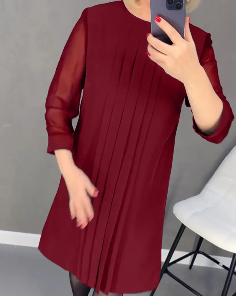 MARGOT™ - Elegant Pleated Dress