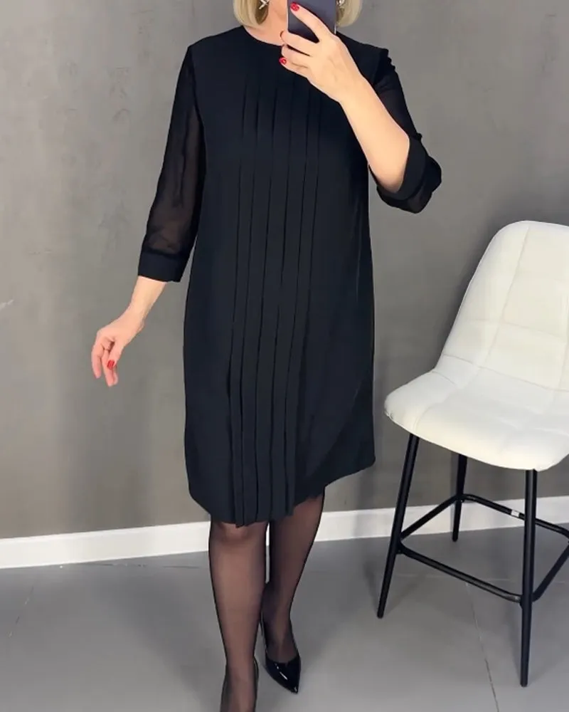 MARGOT™ - Elegant Pleated Dress
