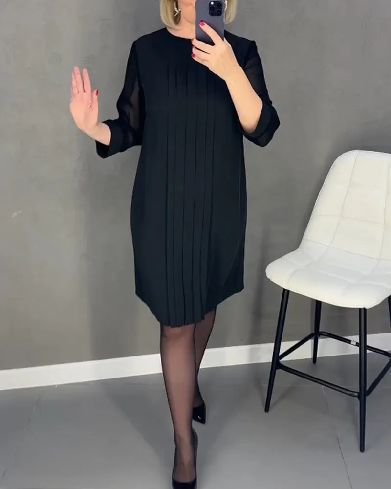 MARGOT™ - Elegant Pleated Dress