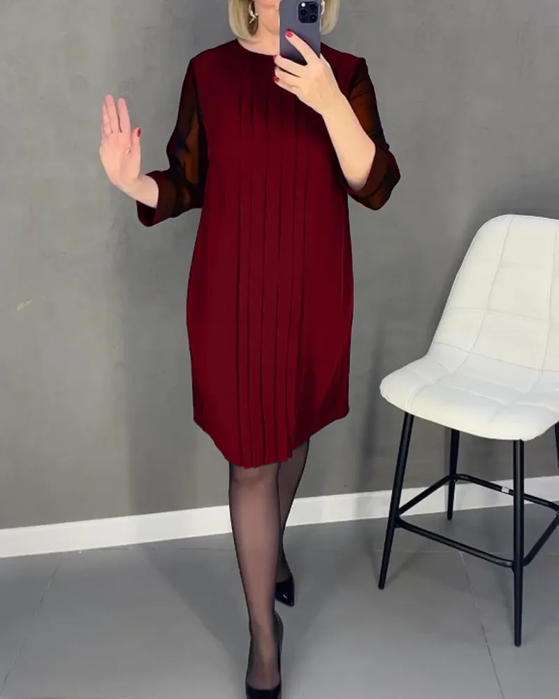 MARGOT™ - Elegant Pleated Dress