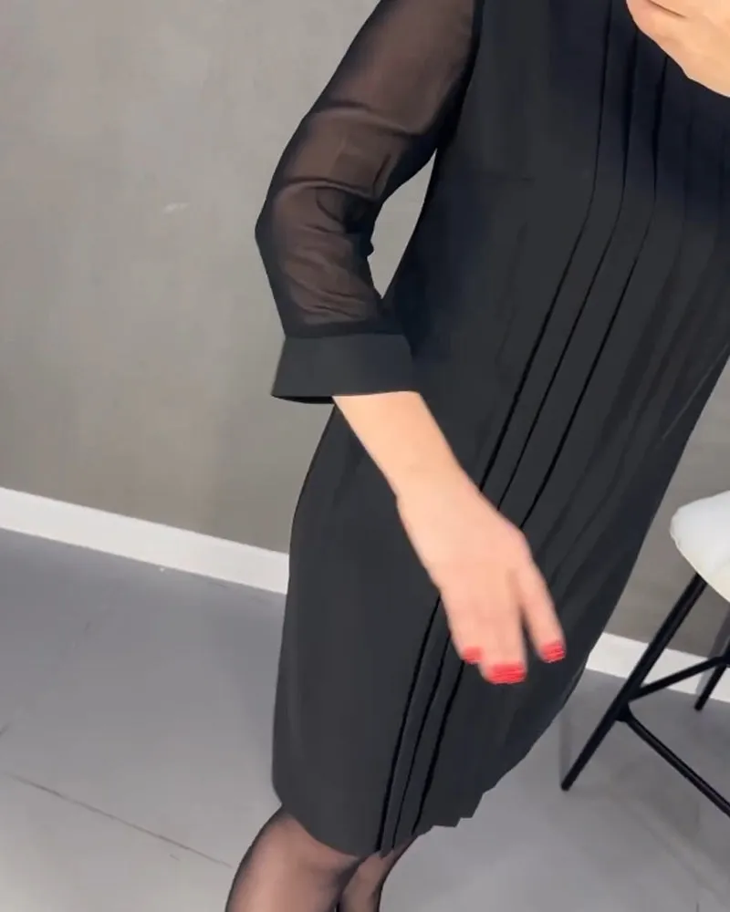 MARGOT™ - Elegant Pleated Dress